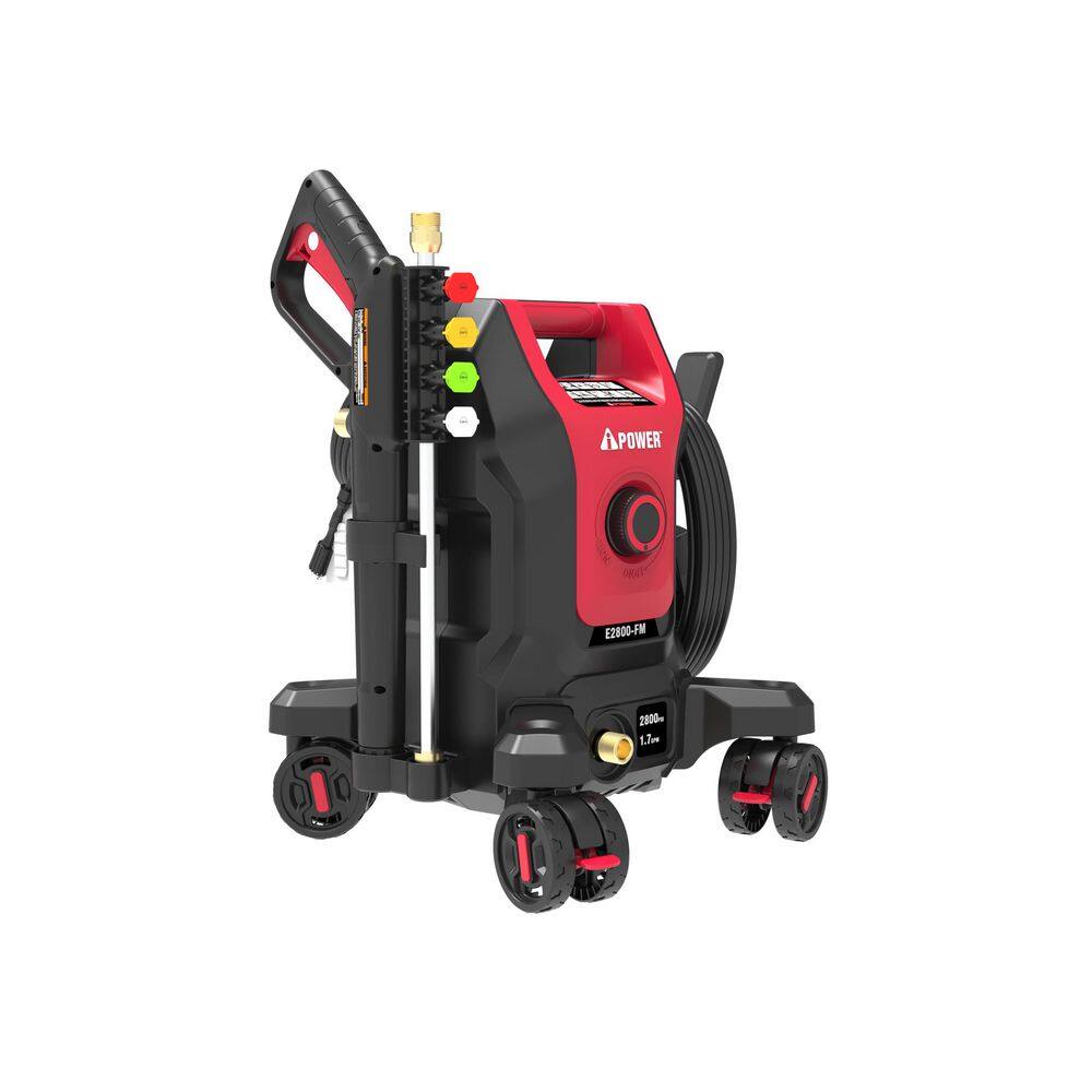 2800 PSI Electric Pressure Washer with Foam Cannon, Compact Power