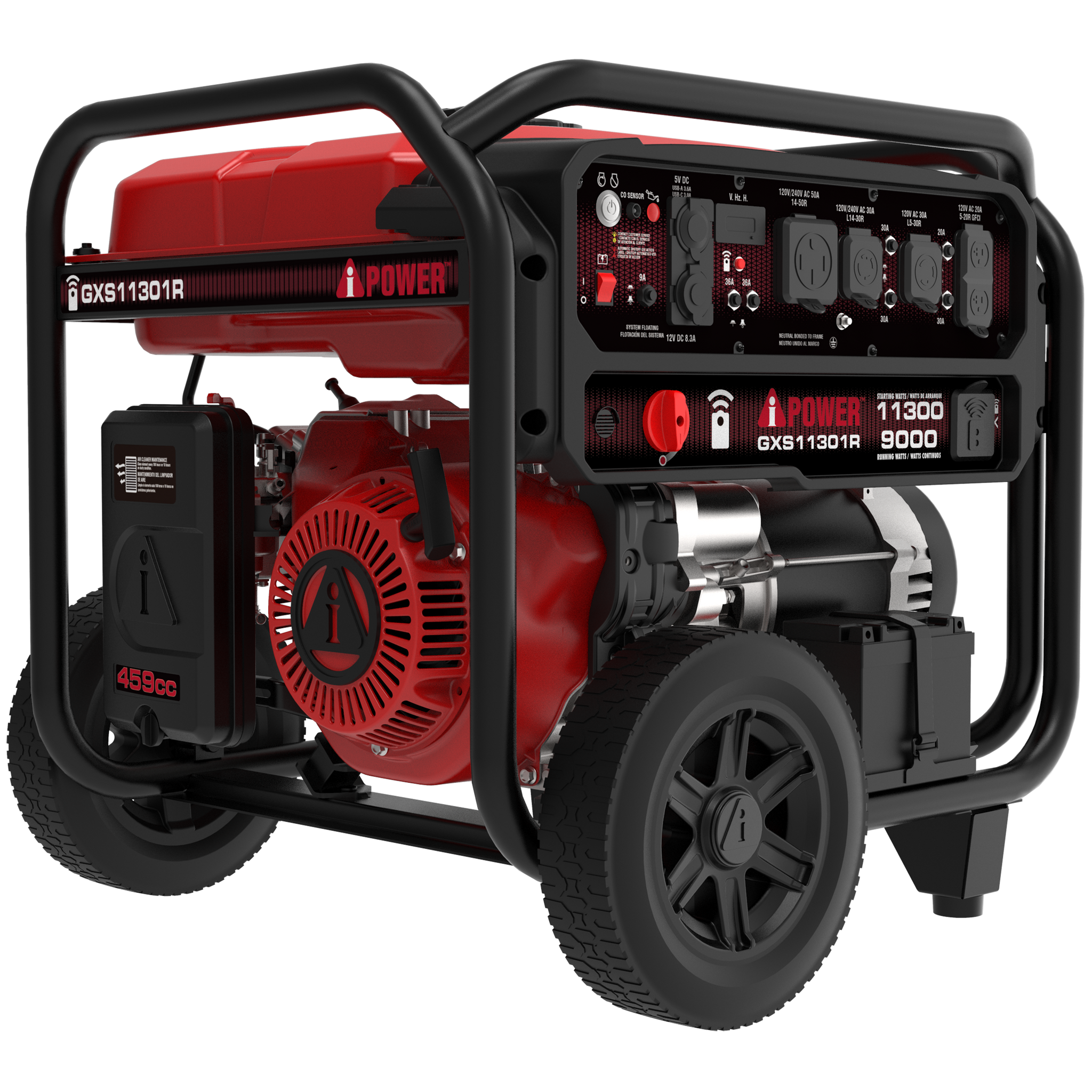 GXS11301R Portable Generator with Remote