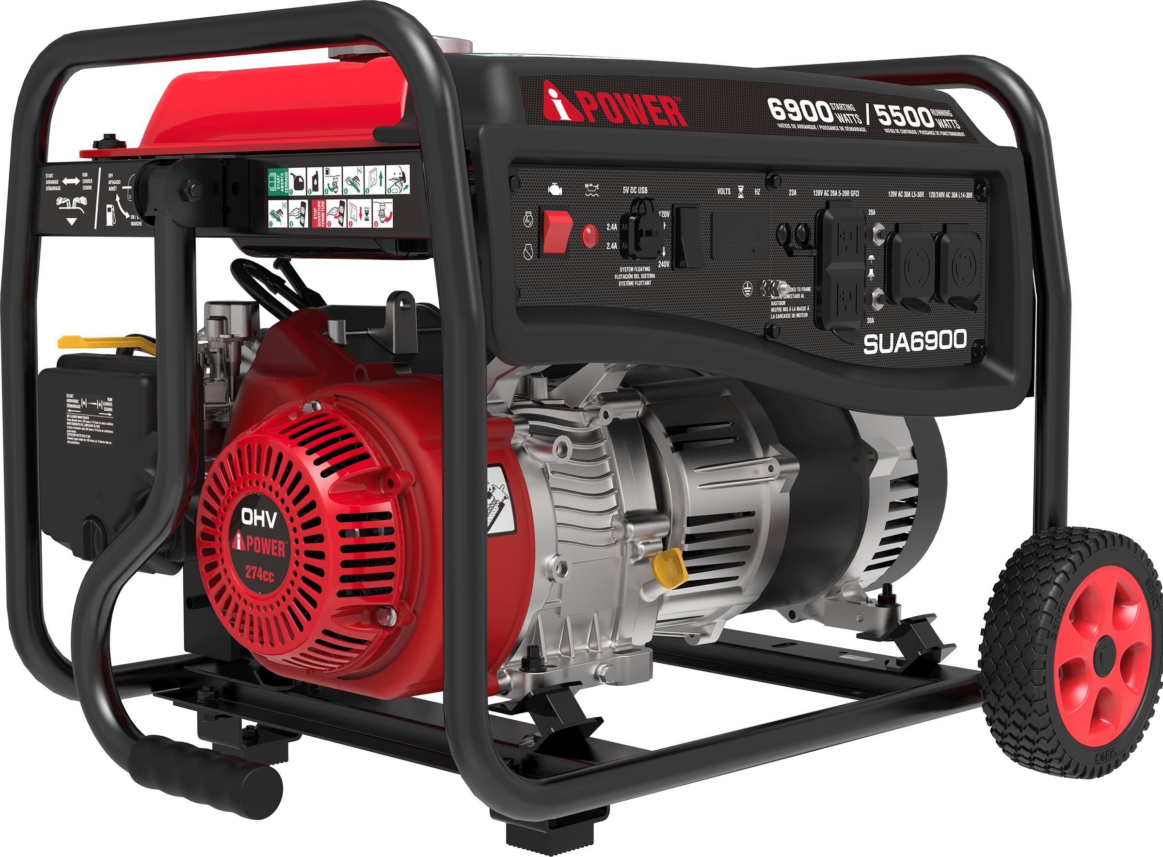 SUA6900 - 6900 Watt Portable Generator