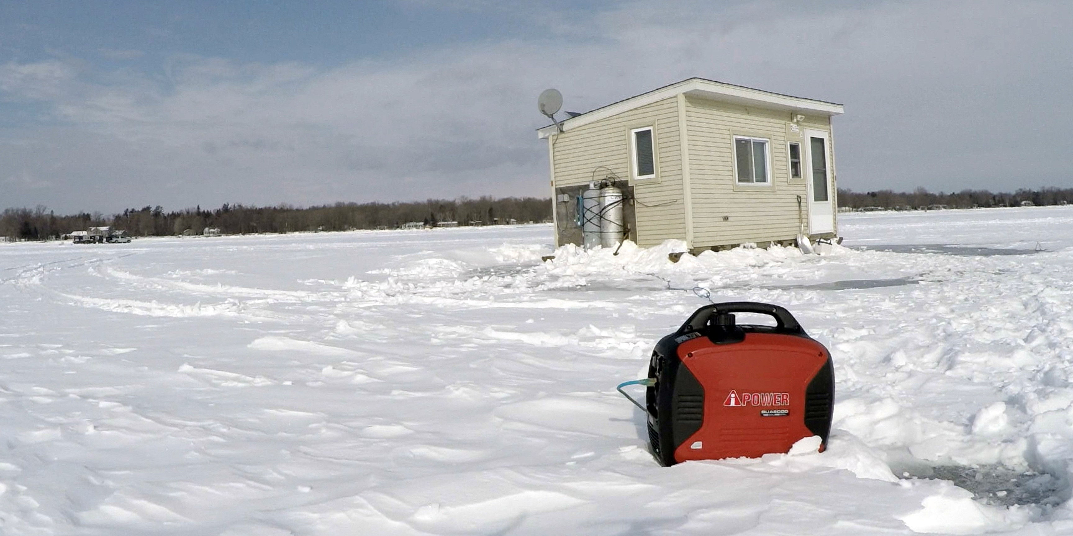 Inverter Generators Keep the Ice Shanty Warm and Powered – AiPower Corp.