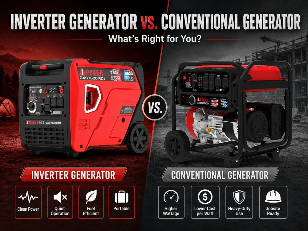 Inverter Generator vs. Conventional Generator | Which Is Right For You?