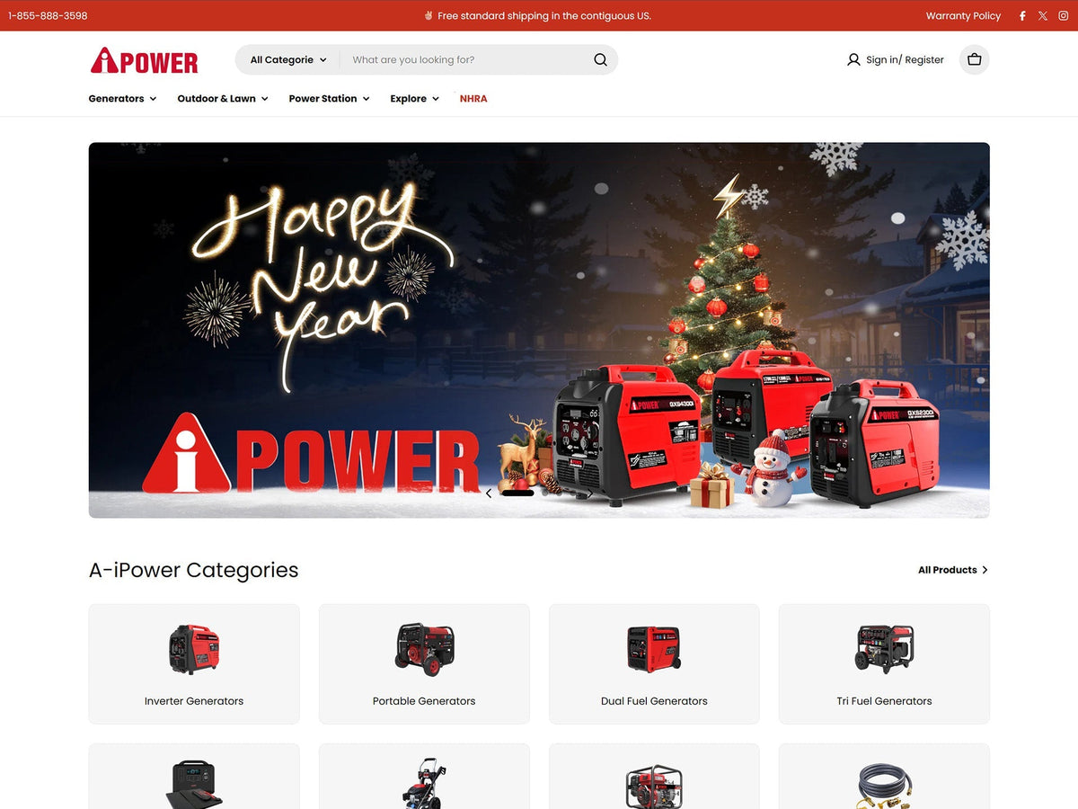 The Upgraded A-iPower Official Online Store Is Now Live