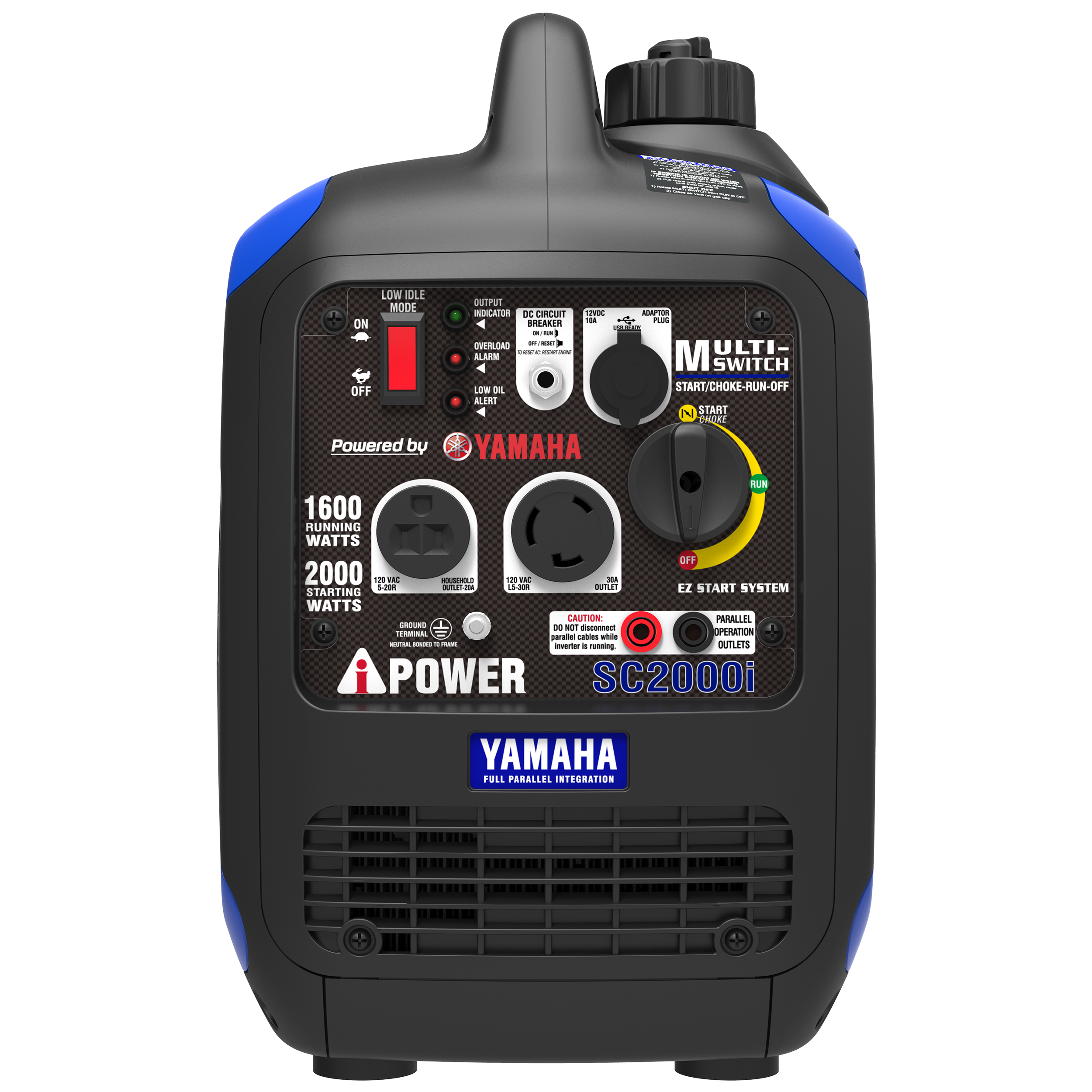 2000 Watt Portable Inverter Generator with Yamaha Engine
