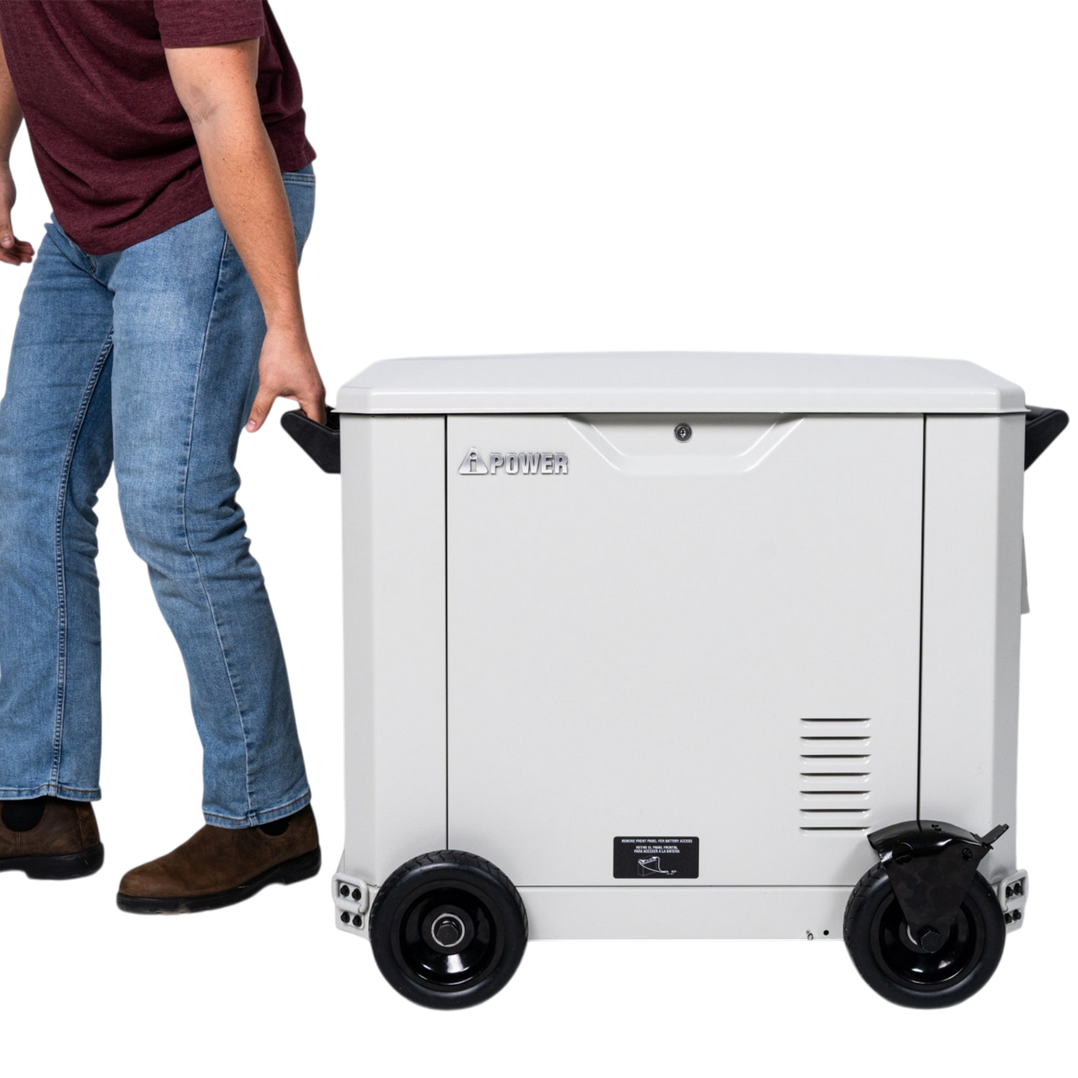 13,000W Tri-Fuel Portable Inverter Generator – 10,500W Running, Gasoline/Propane/NG, 120/240V 50A, Remote & Electric Start