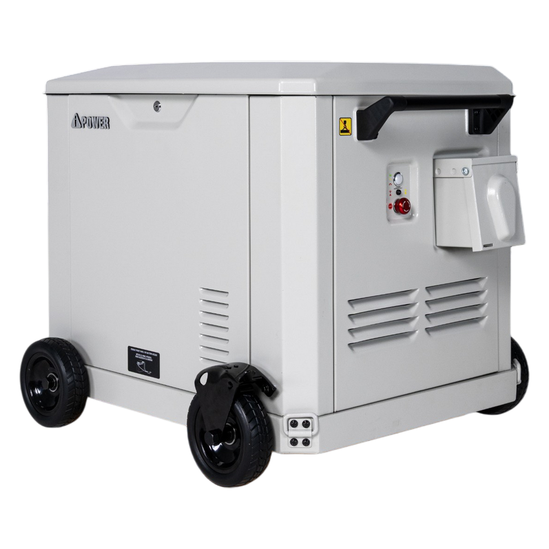 13,000W Tri-Fuel Portable Inverter Generator – 10,500W Running, Gasoline/Propane/NG, 120/240V 50A, Remote & Electric Start