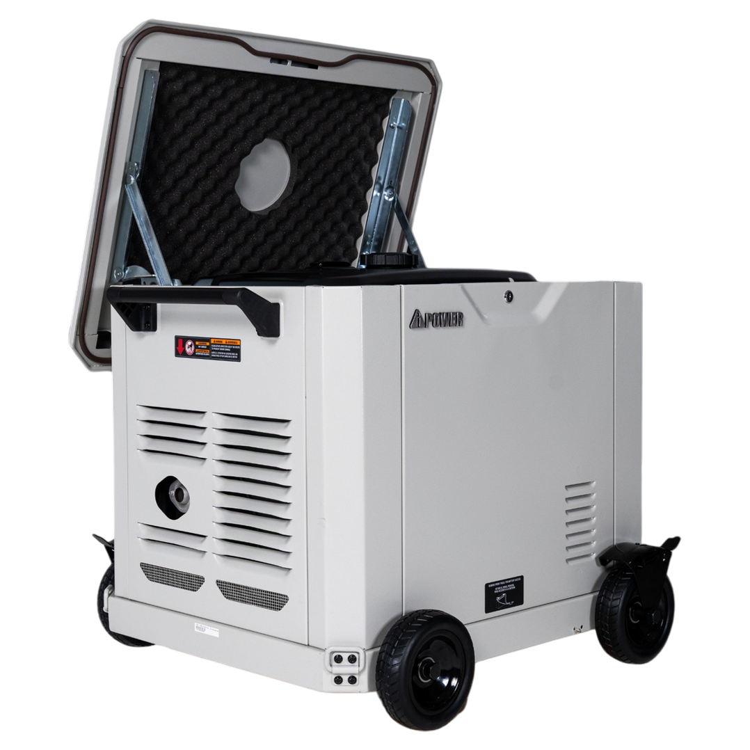 13,000W Tri-Fuel Portable Inverter Generator – 10,500W Running, Gasoline/Propane/NG, 120/240V 50A, Remote & Electric Start