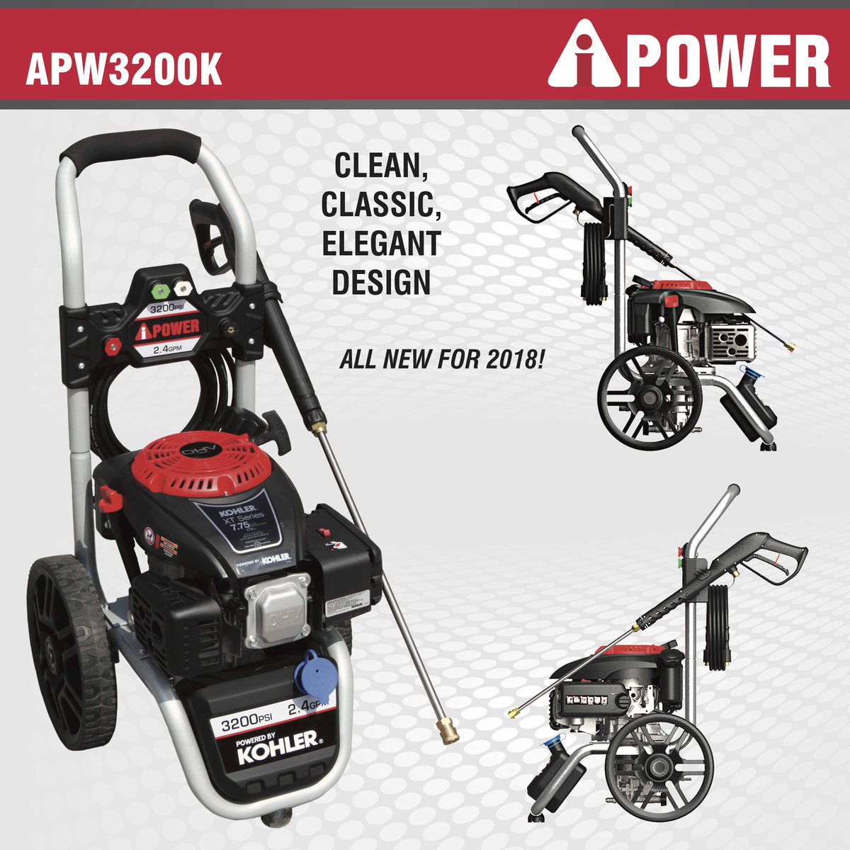 APW3200KA Gas Powered Pressure Washer