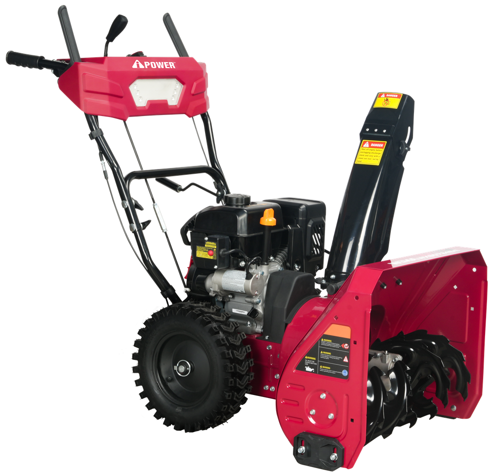 A-iPower 24 Inch Two-Stage Gas Snow Blower ASB24
