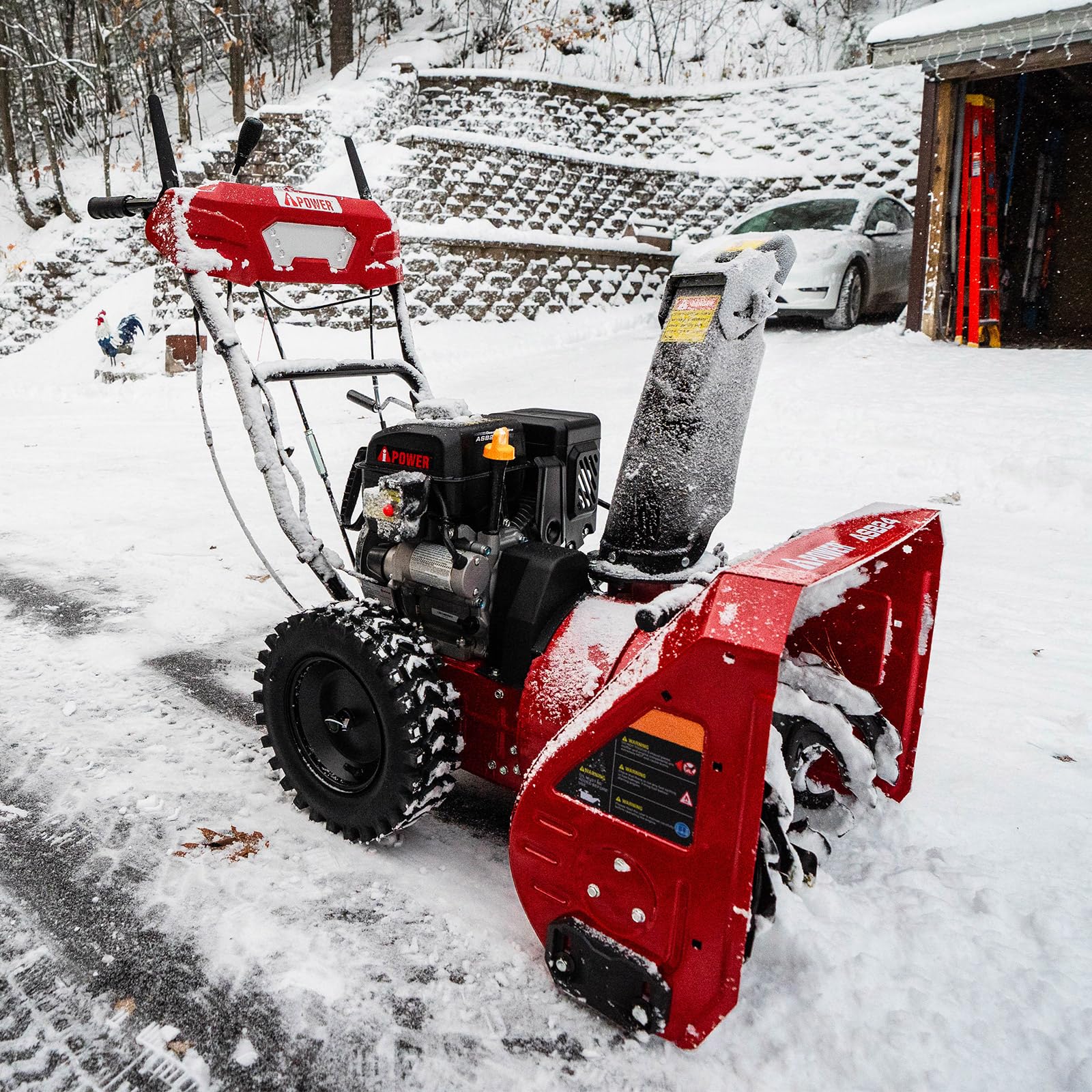 A-iPower 24 Inch Two-Stage Gas Snow Blower ASB24