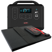 GS2400i+200W Solar Panel, 1200W Power Source Solar Generator Bundle