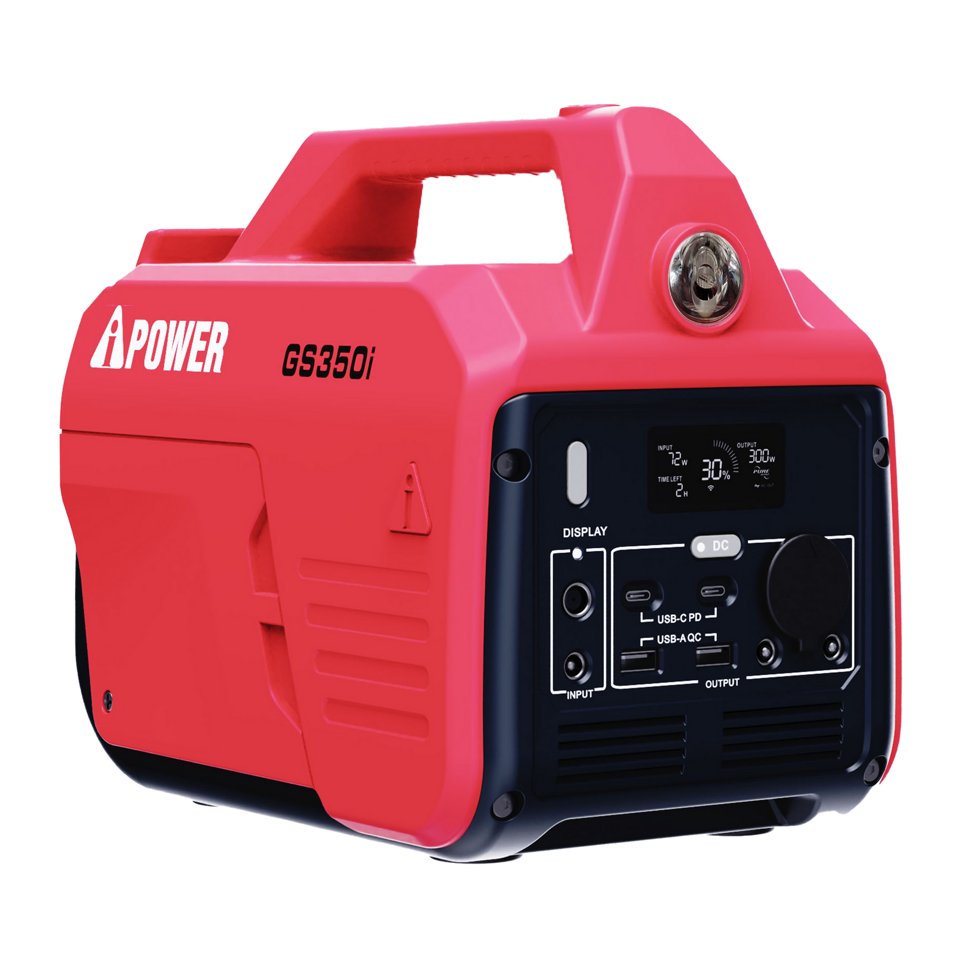 332 Wh Lithium Portable Power Station 700 W 350 W Rated Pure Sine Battery Generator GS350i