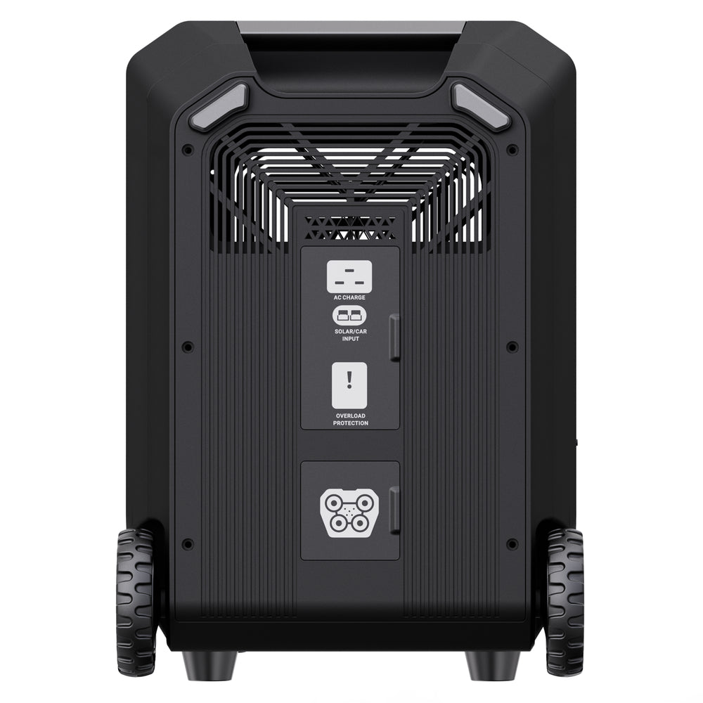 GS7000i 5040Wh Portable Power Station, 4000W Output, 7000W Peak, LiFePO4 Battery, 2100W Solar, 30A RV Ready