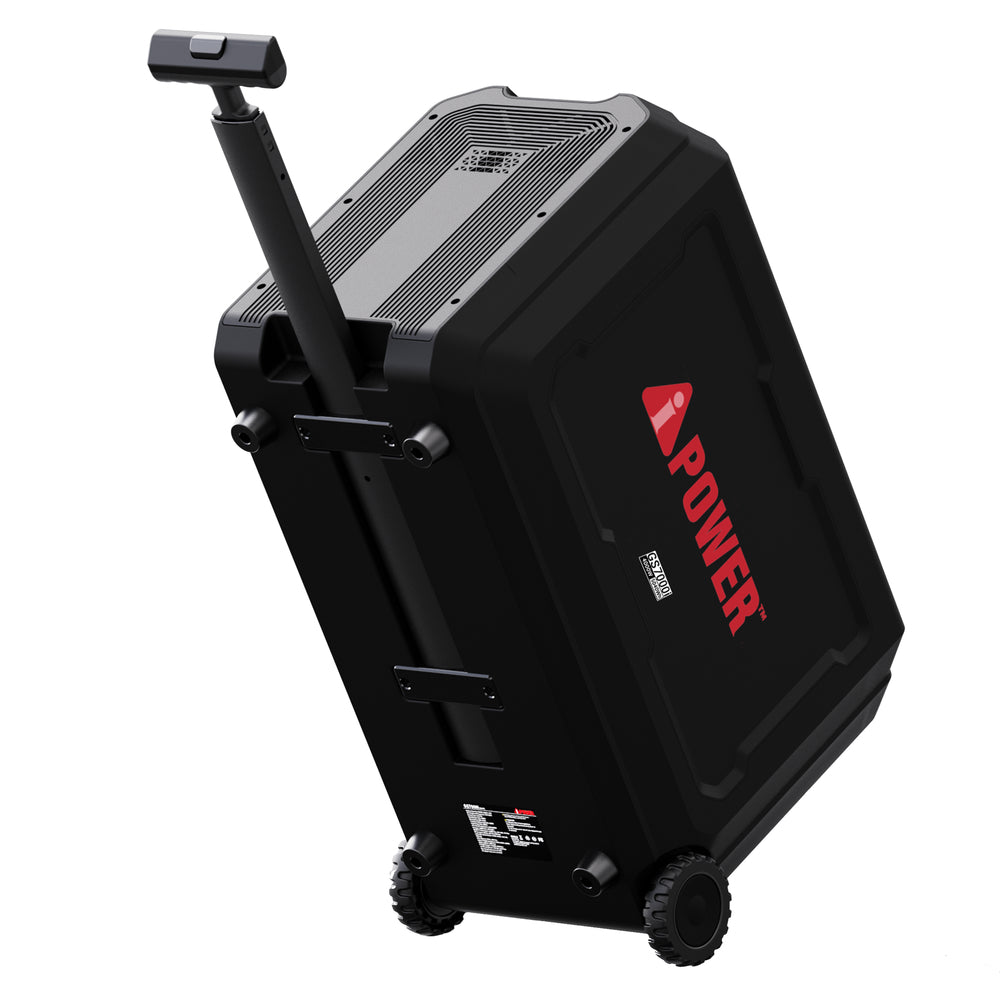 GS7000i 5040Wh Portable Power Station, 4000W Output, 7000W Peak, LiFePO4 Battery, 2100W Solar, 30A RV Ready