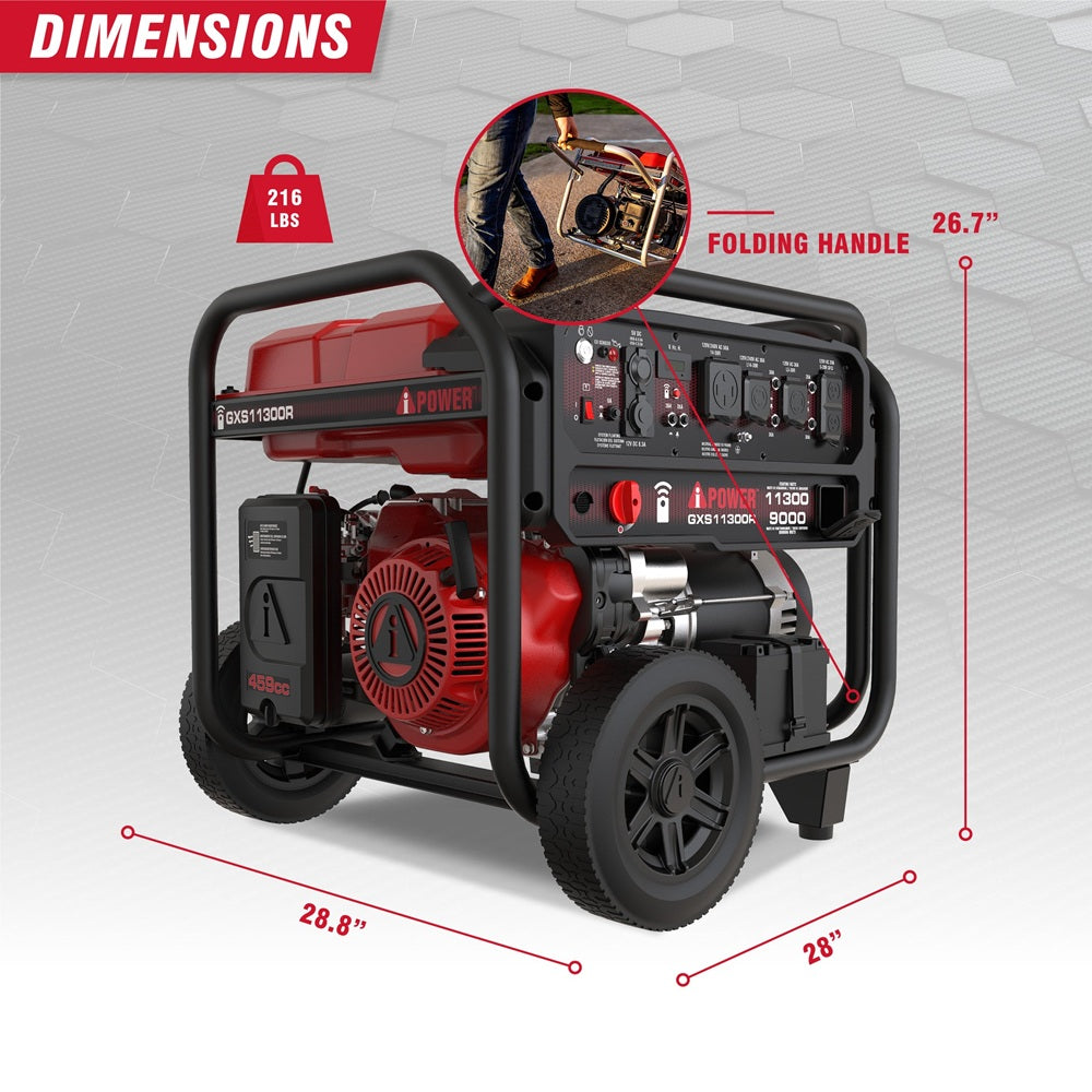 GXS11300R Remote Control Portable Generator
