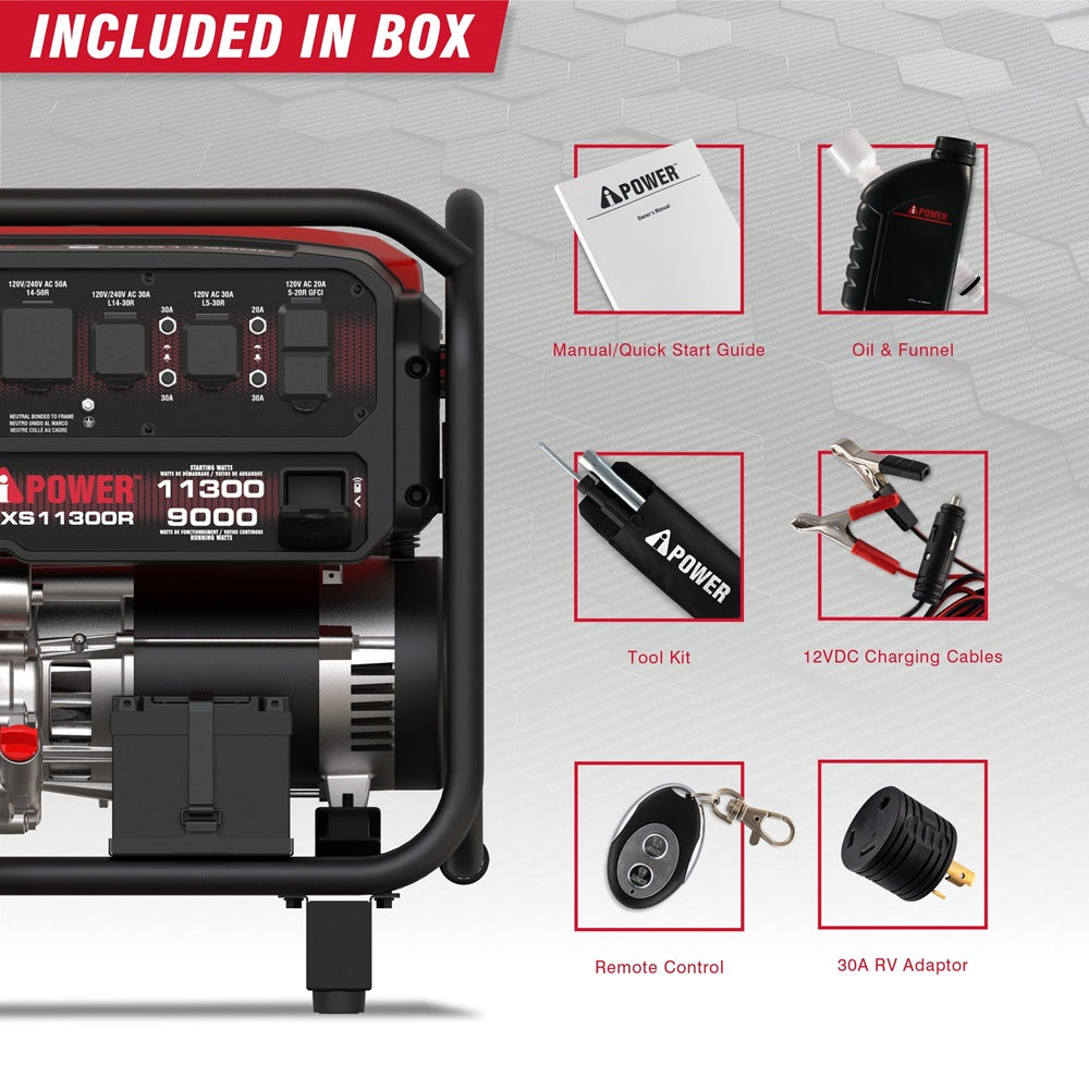 GXS11300R Remote Control Portable Generator
