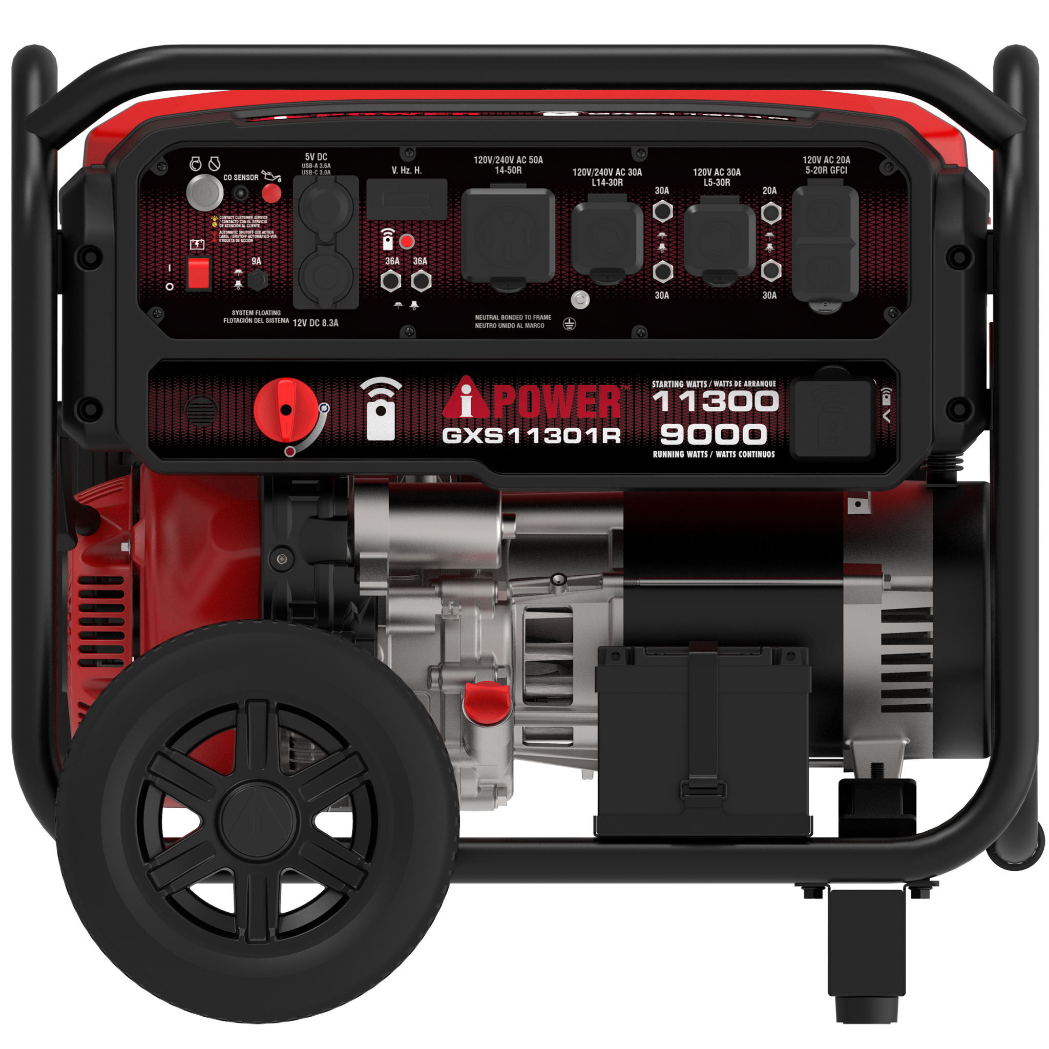 GXS11301R Portable Generator with Remote