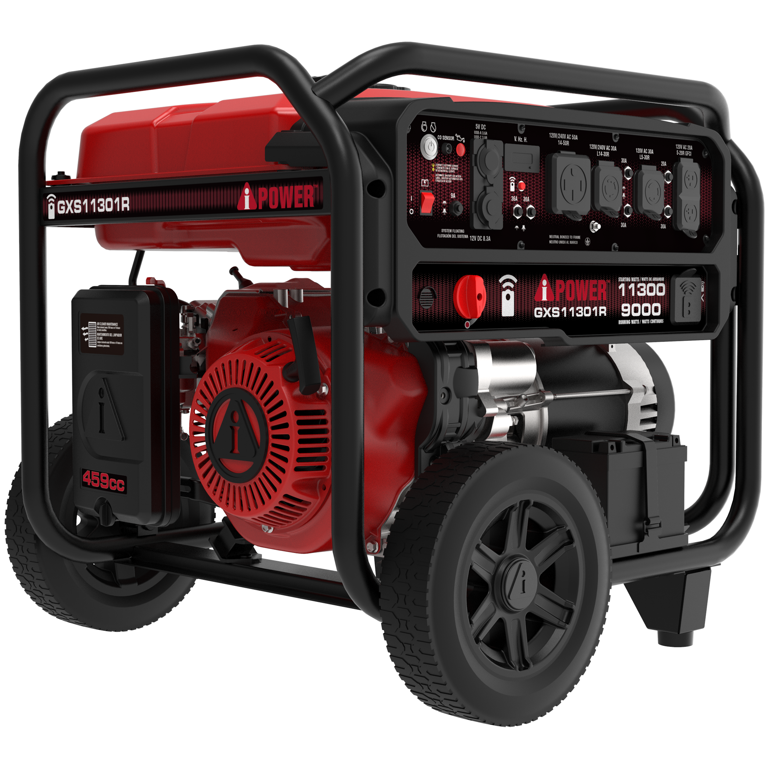 GXS11301R Portable Generator with Remote