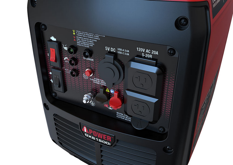 1500 Watt Portable Inverter Generator With CO Alert GXS1500i
