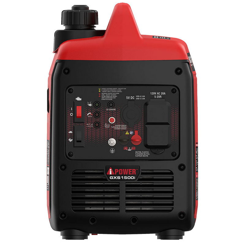 1500 Watt Portable Inverter Generator With CO Alert GXS1500i