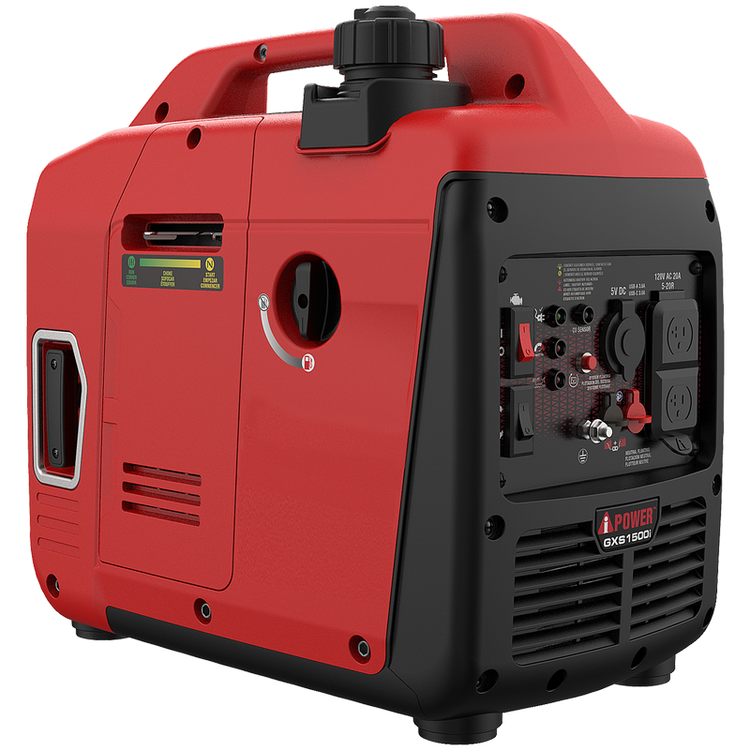 AiPower GXS1500i 1500-Watt Gasoline Portable Inverter Generator with CO Sensor Shutdown