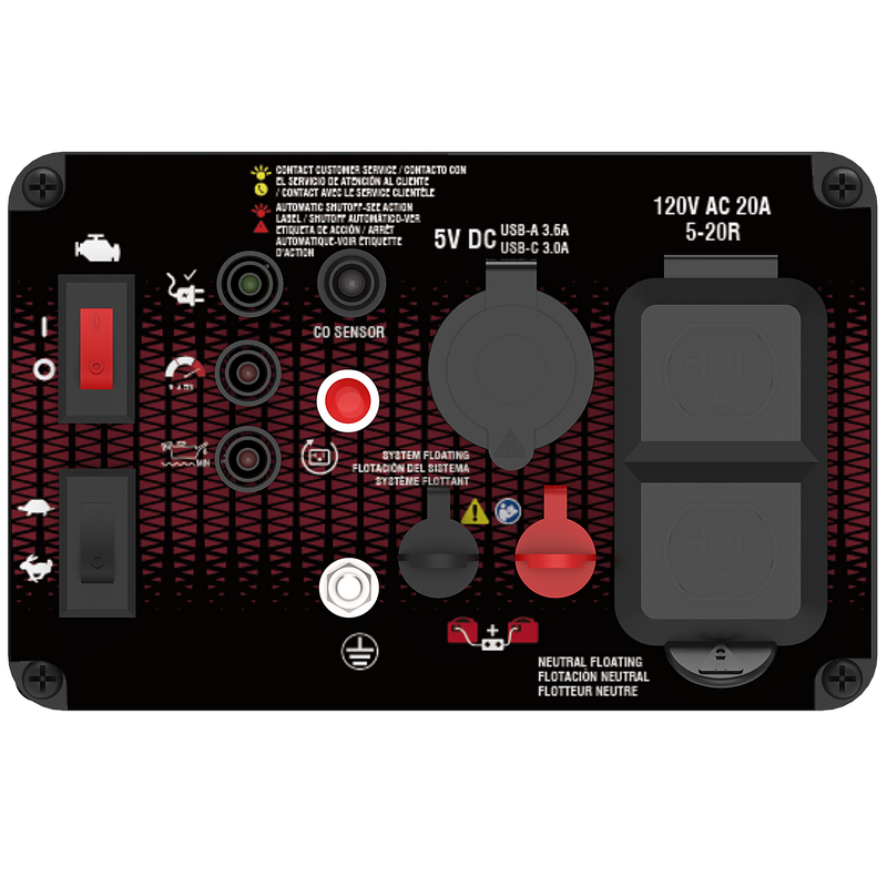 1700 Watt Portable Inverter Generator With CO Alert GXS1700i