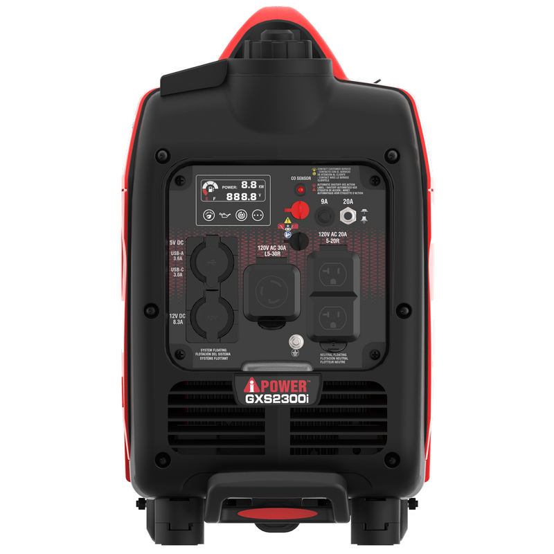 2300W Portable Inverter Generator With CO Alert GXS2300i