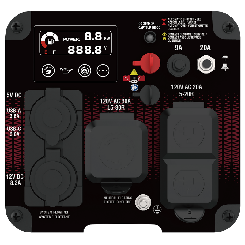 GXS2300iC - 2300 Watt Inverter Generator with CO Sensor