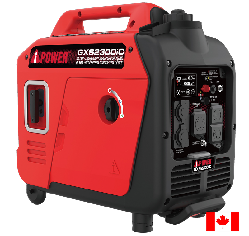 2300 Watt Silent Inverter Generator CO Sensor Ultra Light Portable Gas Generator Camping RV & Home Backup GXS2300iC