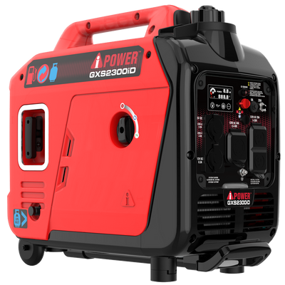 2300W Portable Dual Fuel Inverter Generator With CO Alert & 24h Run Time GXS2300iD