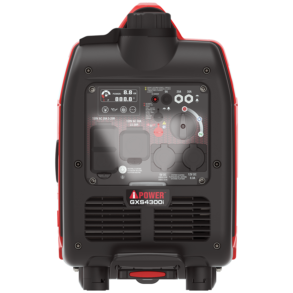 3500W / 4300W Portable Inverter Generator with CO Alert GXS4300i