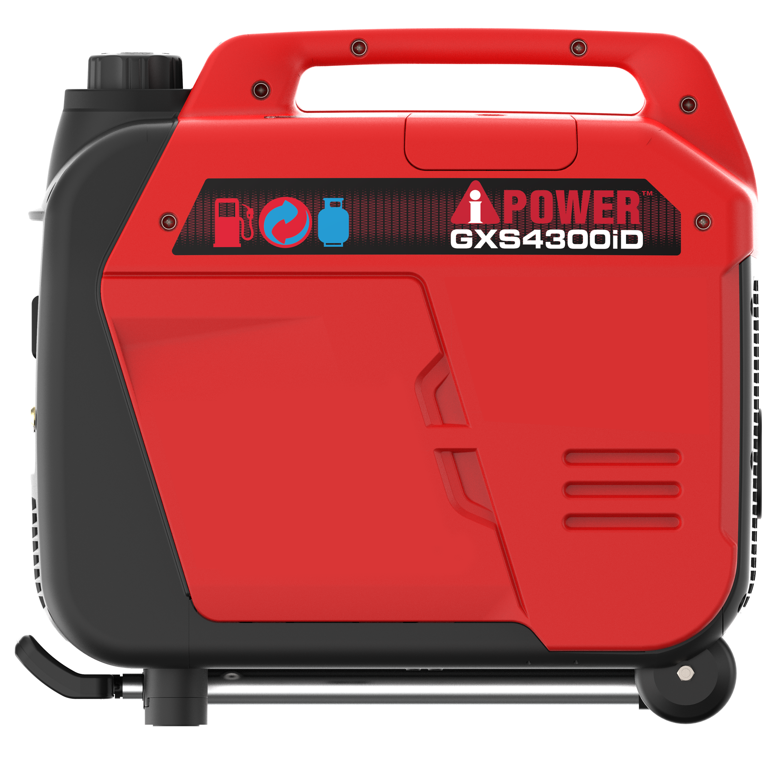 4300W Dual Fuel Inverter Generator With CO Alert, Ultra Lightweight GXS4300iD
