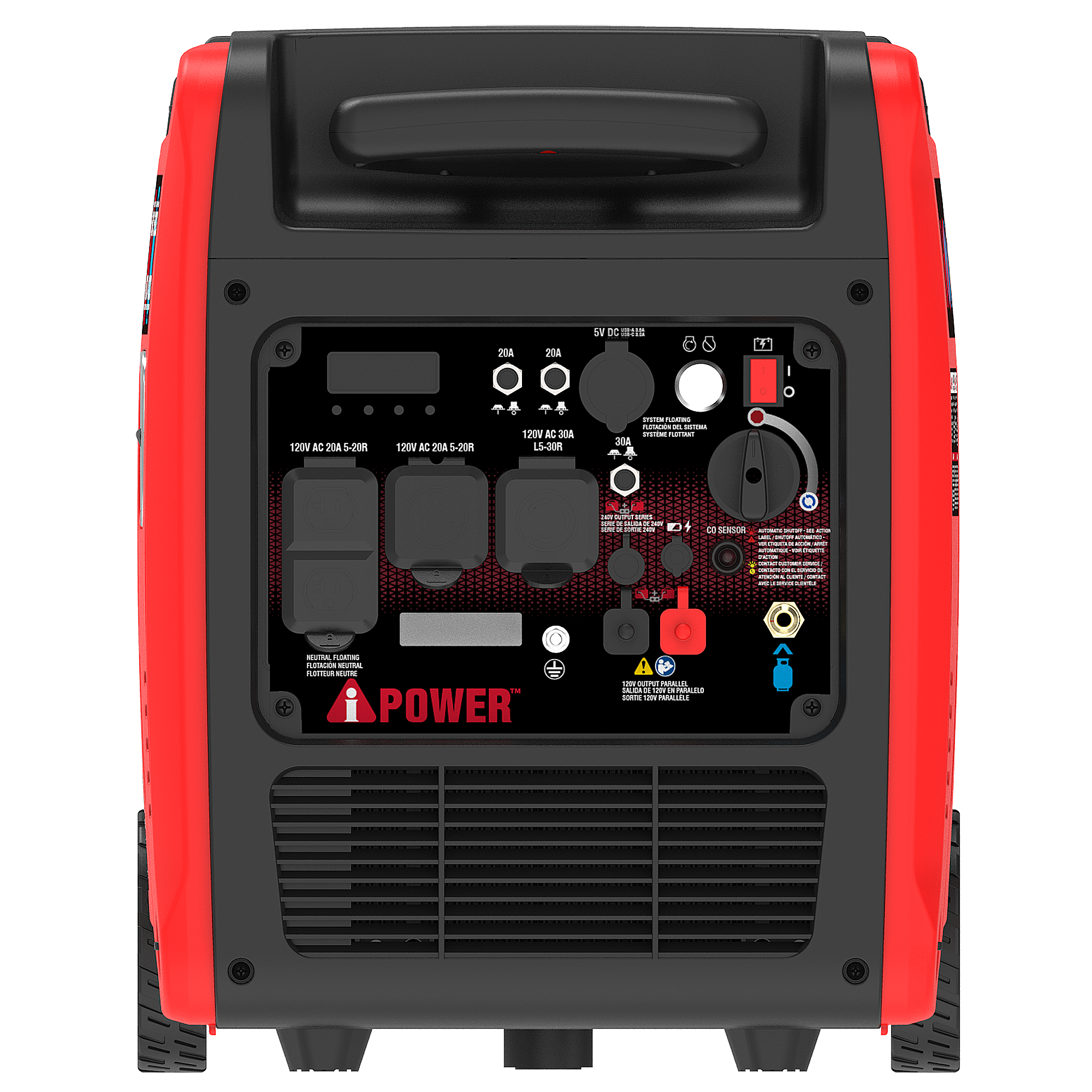 5800 Watt Dual Fuel Inverter Generator with Remote Start, Quiet Portable Generator for Home Backup, RV & Camping-GXS5800iRDC