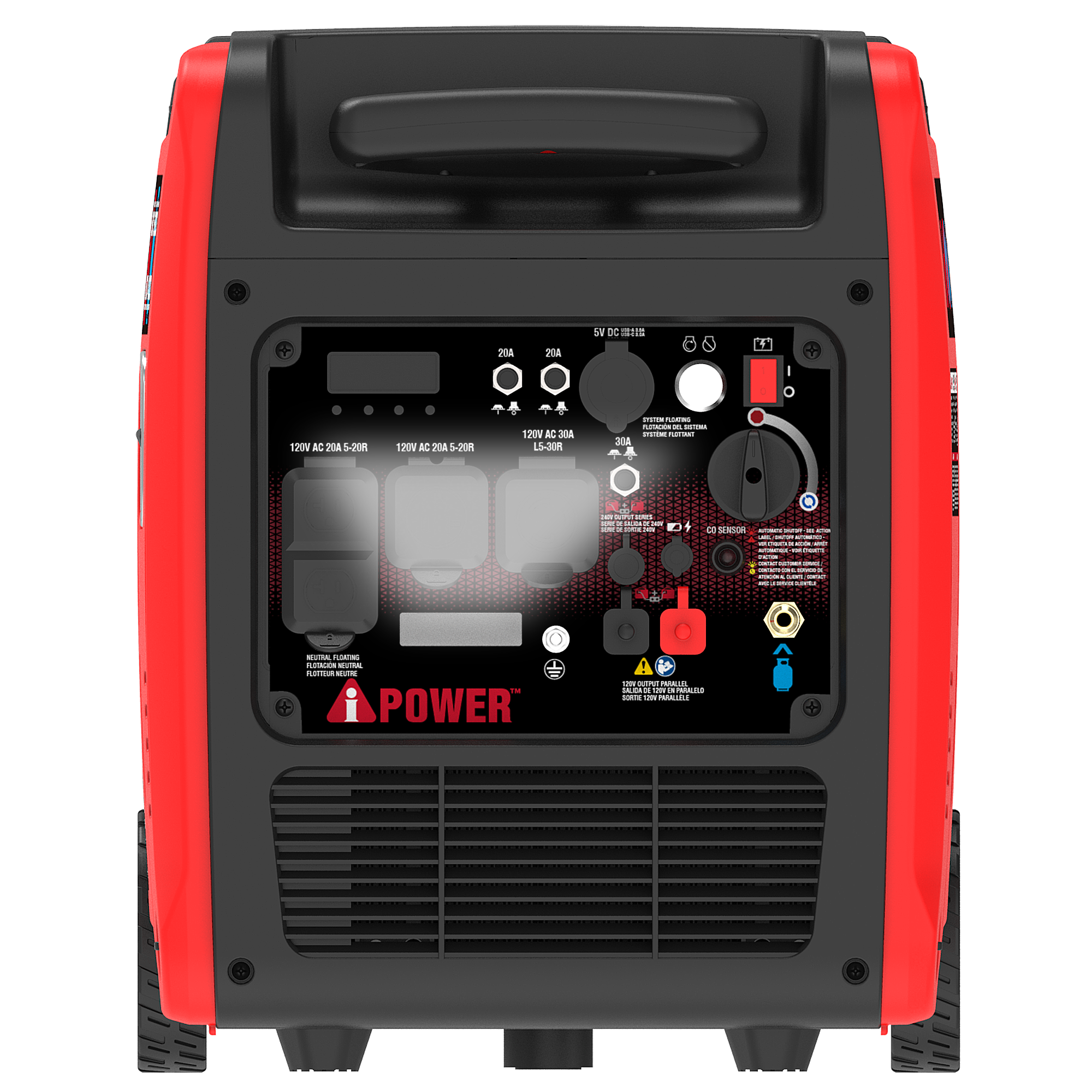 5800 Watt Dual Fuel Inverter Generator with Remote Start, Quiet Portable Generator for Home Backup, RV & Camping-GXS5800iRDC