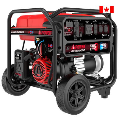 6400 Watt Dual Fuel Portable Generator with CO Sensor, Gas & Propane Generator for Home Backup, RV & Jobsite - GXS6400DC