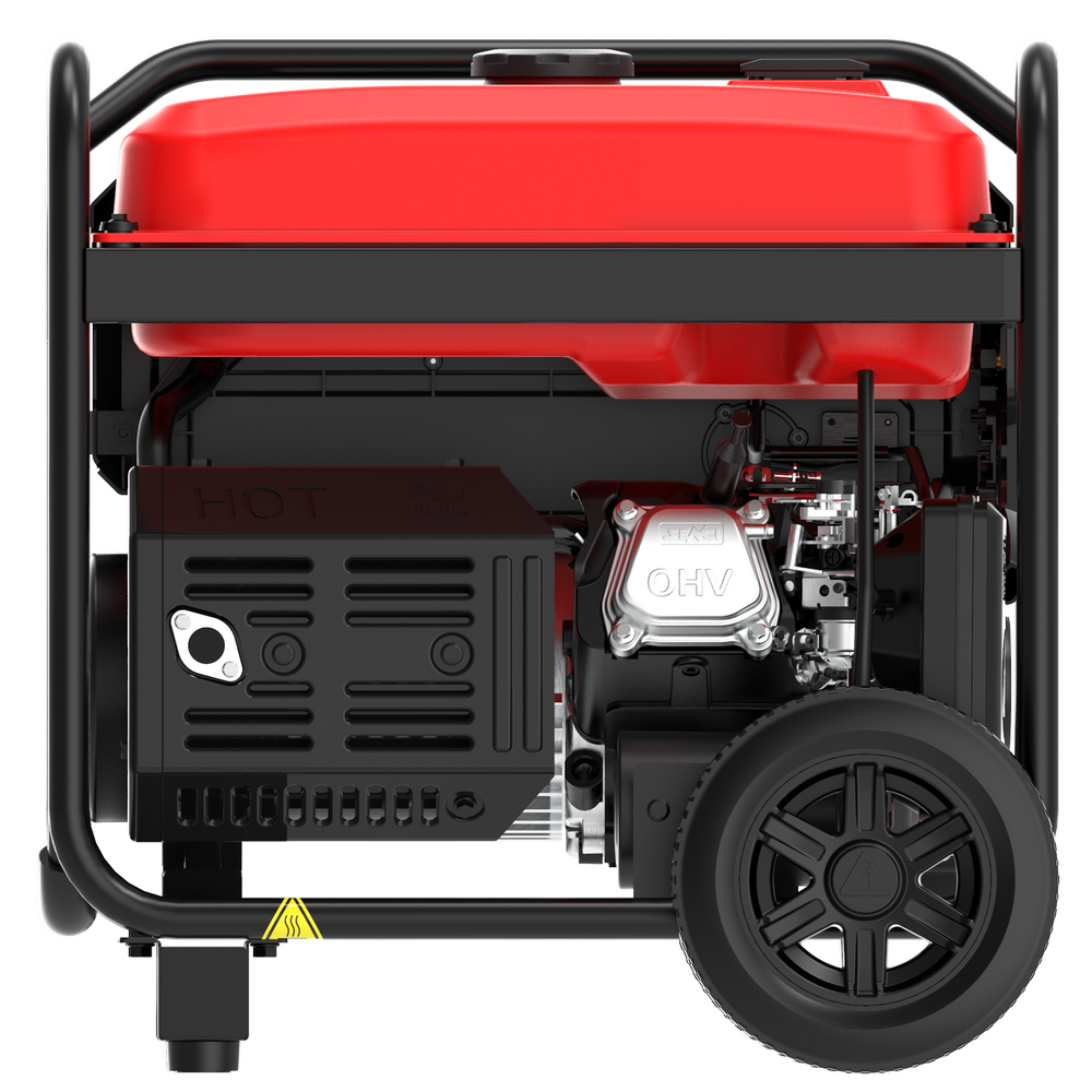 6600-Watt Portable Generator with Folding Handle and Flat-Free Wheels GXS6600C