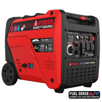 GXS7100iRD - 7100 Watt Dual Fuel With Remote Start Inverter Generator