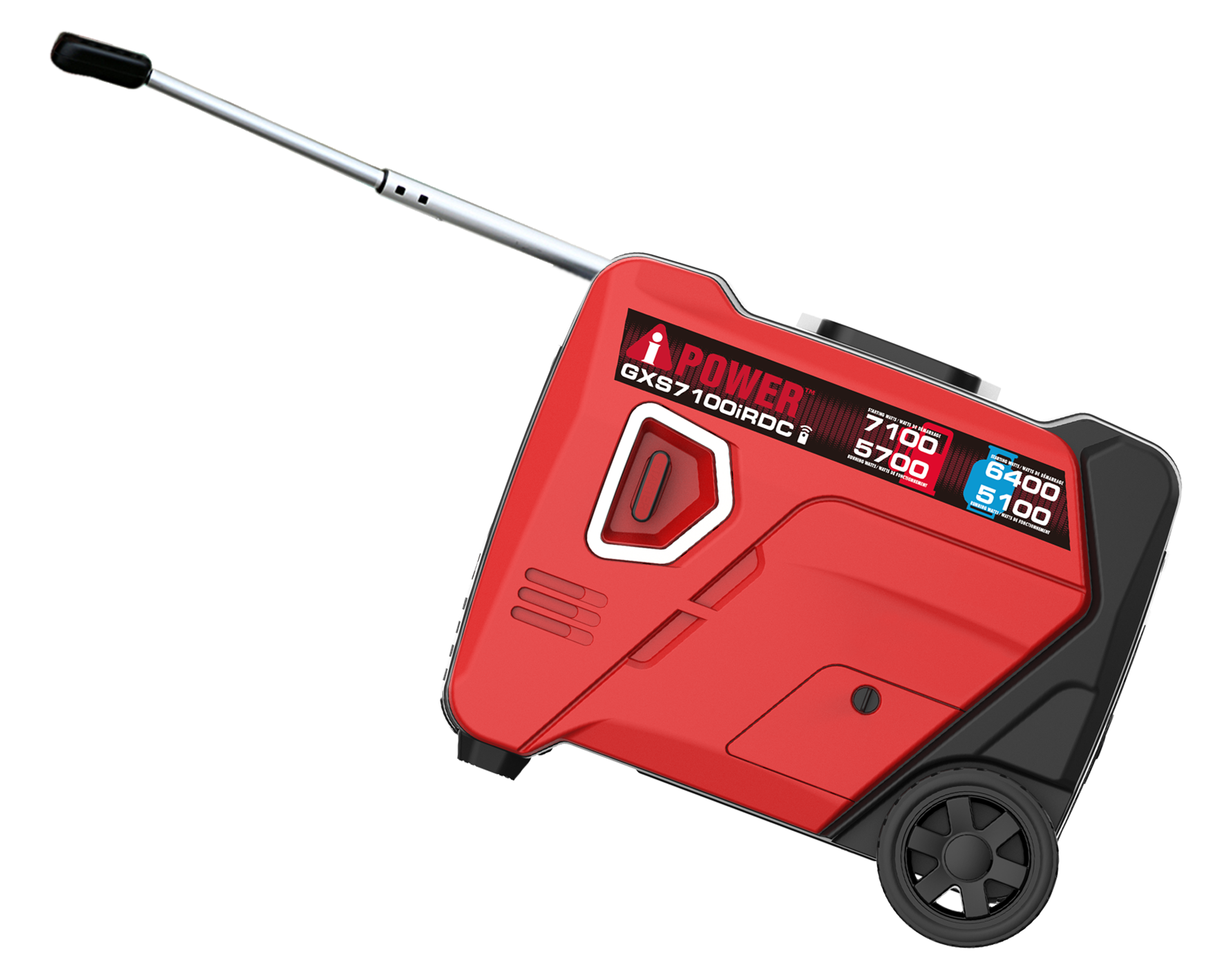 7100 Watt Dual Fuel Inverter Generator with Remote Start, Quiet Portable Generator for Home Backup, RV & Camping-GXS7100iRDC