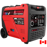 7100 Watt Dual Fuel Inverter Generator with Remote Start, Quiet Portable Generator for Home Backup, RV & Camping-GXS7100iRDC