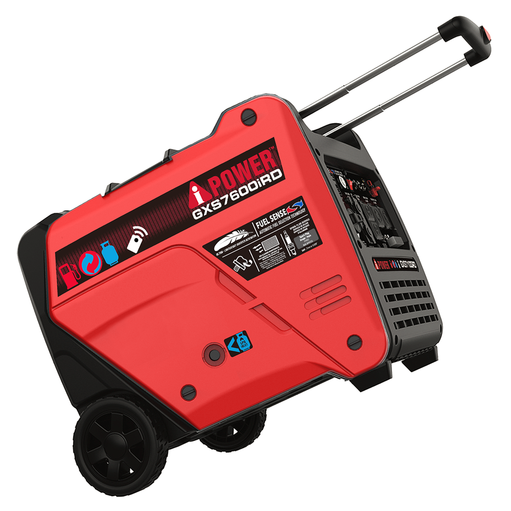 GXS7600iRD - Dual Fuel, Remote Start Inverter Generator