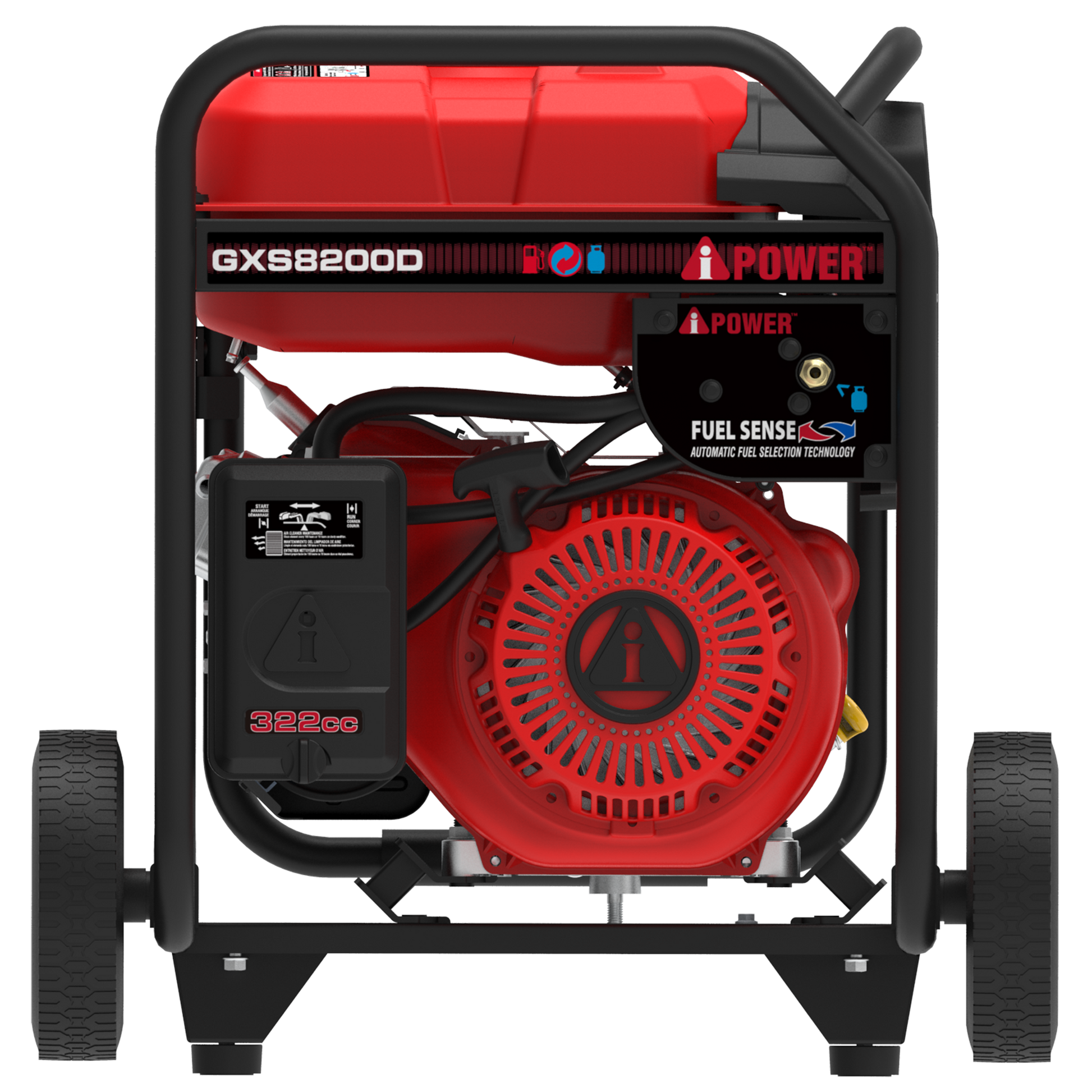 8200 Watt Dual Fuel Generator With CO Alert GXS8200D – AiPower Corp. 8200 Watt Dual Fuel Generator With CO Alert GXS8200D – AiPower Corp.