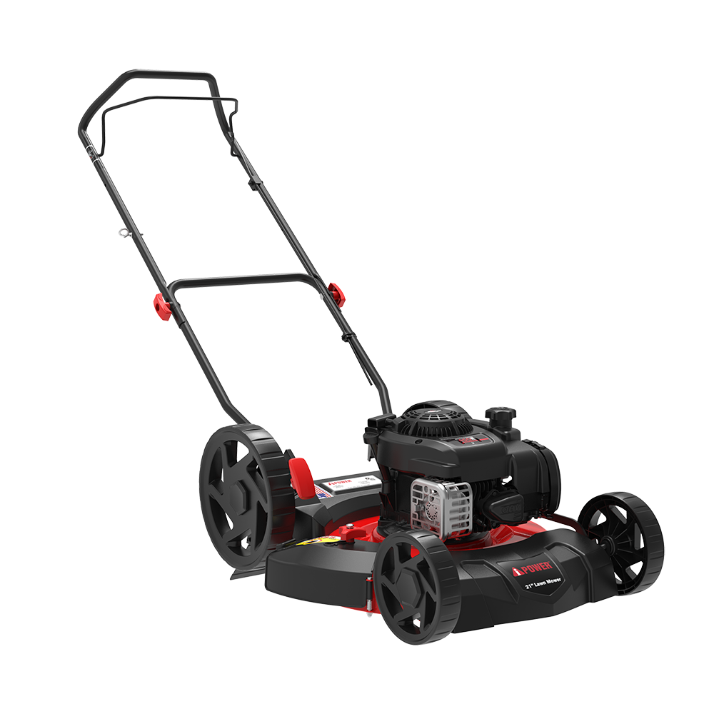 21 Gas Push Lawn Mower 125cc B&S Engine 2 1 Mulching & Side Discharge 5 Position Adjustable Height LM2N1 HWP