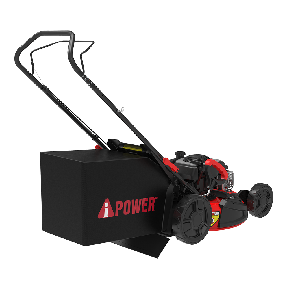 AiPower 22'' Gas Push Lawn Mower with 140cc B&S Engine 3 in 1 Bag & Mulching & Side Discharge with 6 Position Adjustable Height-LM3N1-HWP10