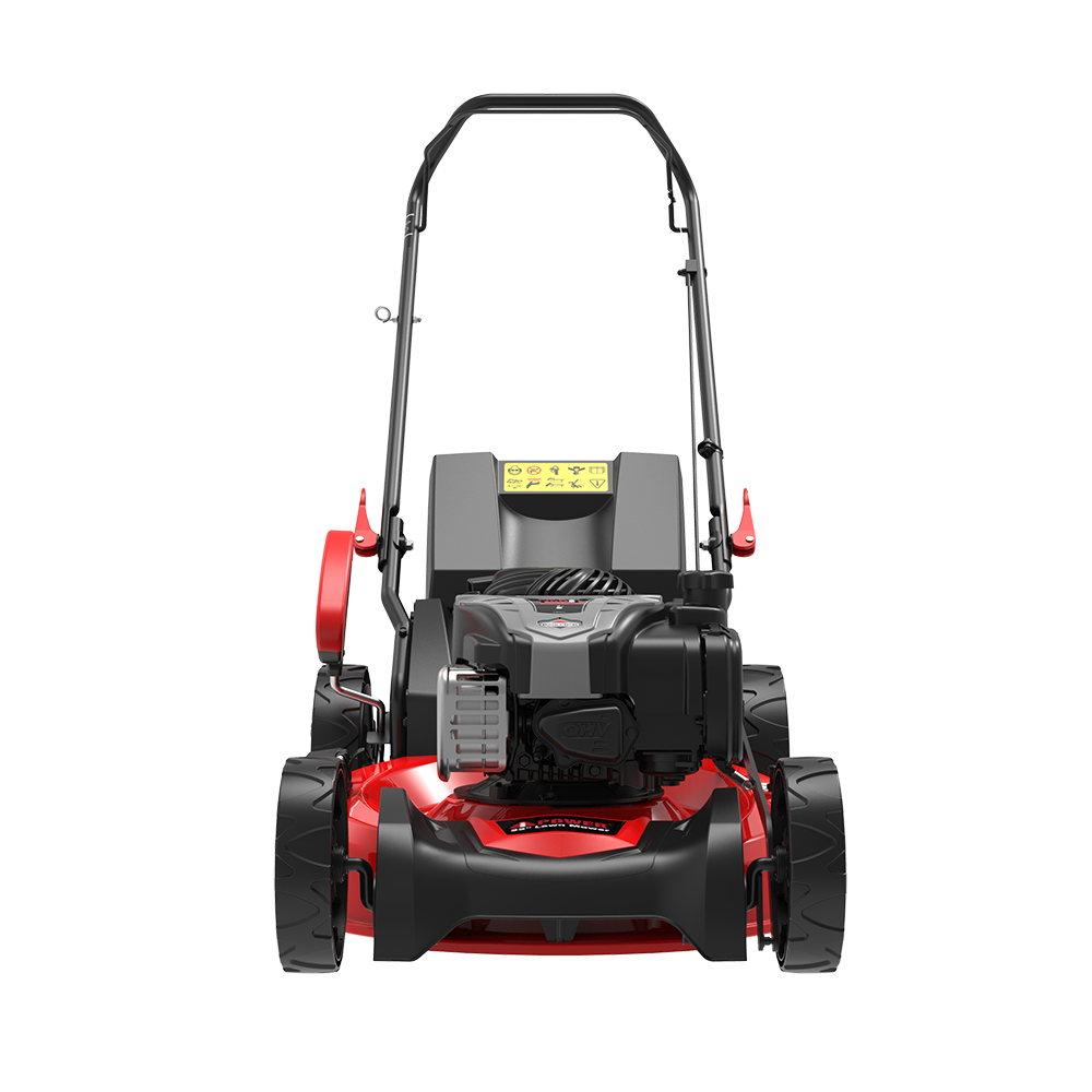AiPower 22'' Gas Push Lawn Mower with 140cc B&S Engine 3 in 1 Bag & Mulching & Side Discharge with 6 Position Adjustable Height-LM3N1-HWP10