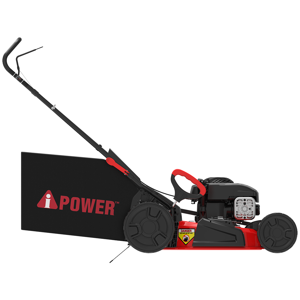 AiPower 22'' Gas Push Lawn Mower with 140cc B&S Engine 3 in 1 Bag & Mulching & Side Discharge with 6 Position Adjustable Height-LM3N1-HWP10