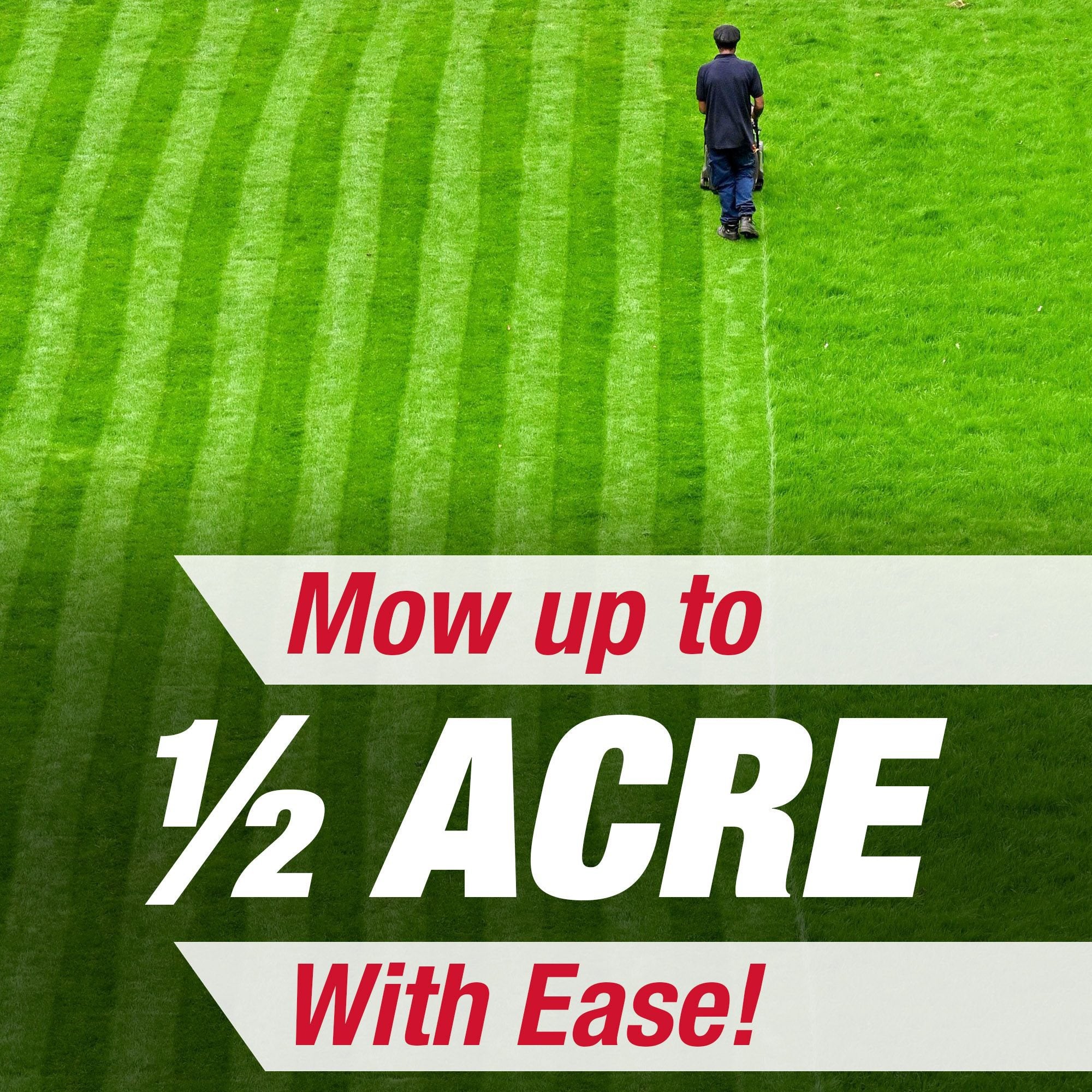 AiPower 21" Self-Propelled RWD Walk Behind Mower with Aero Flow™ Deck LM3N1-SPR-S