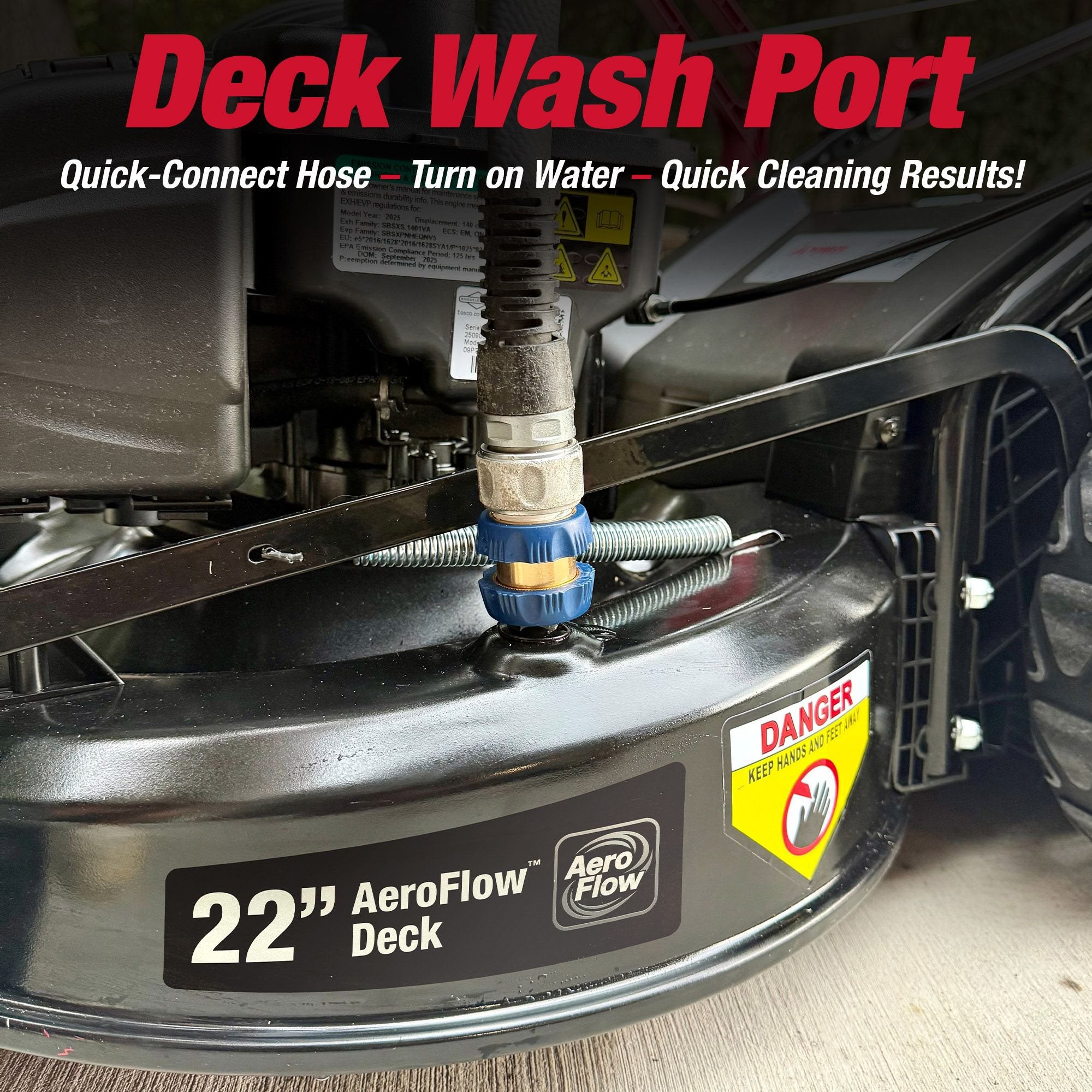 AiPower 21" Self-Propelled RWD Walk Behind Mower with Aero Flow™ Deck LM3N1-SPR-S