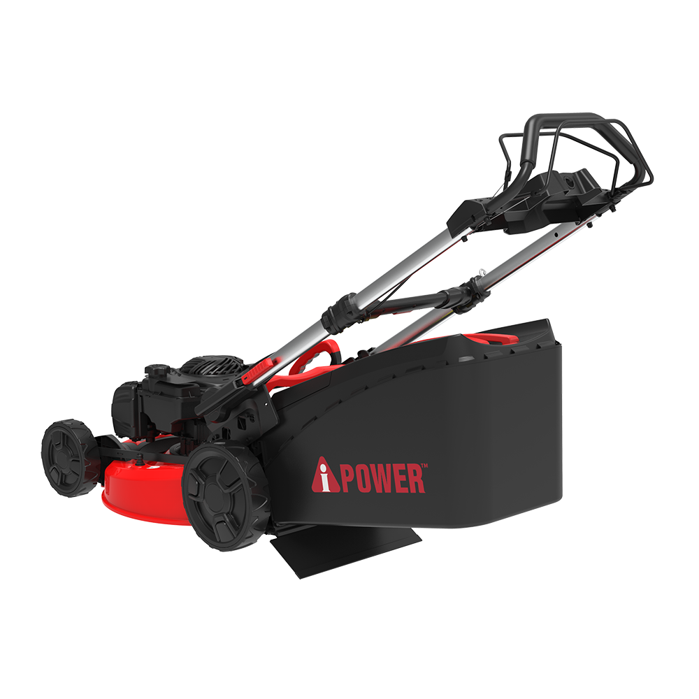 AiPower 22'' Self-Propelled RWD Walk Behind Mower 3 in 1 Bag & Mulching & Side Discharge with Aluminum Telescoping 6 Position Adjustable Height-LM3N1-SPR-T10