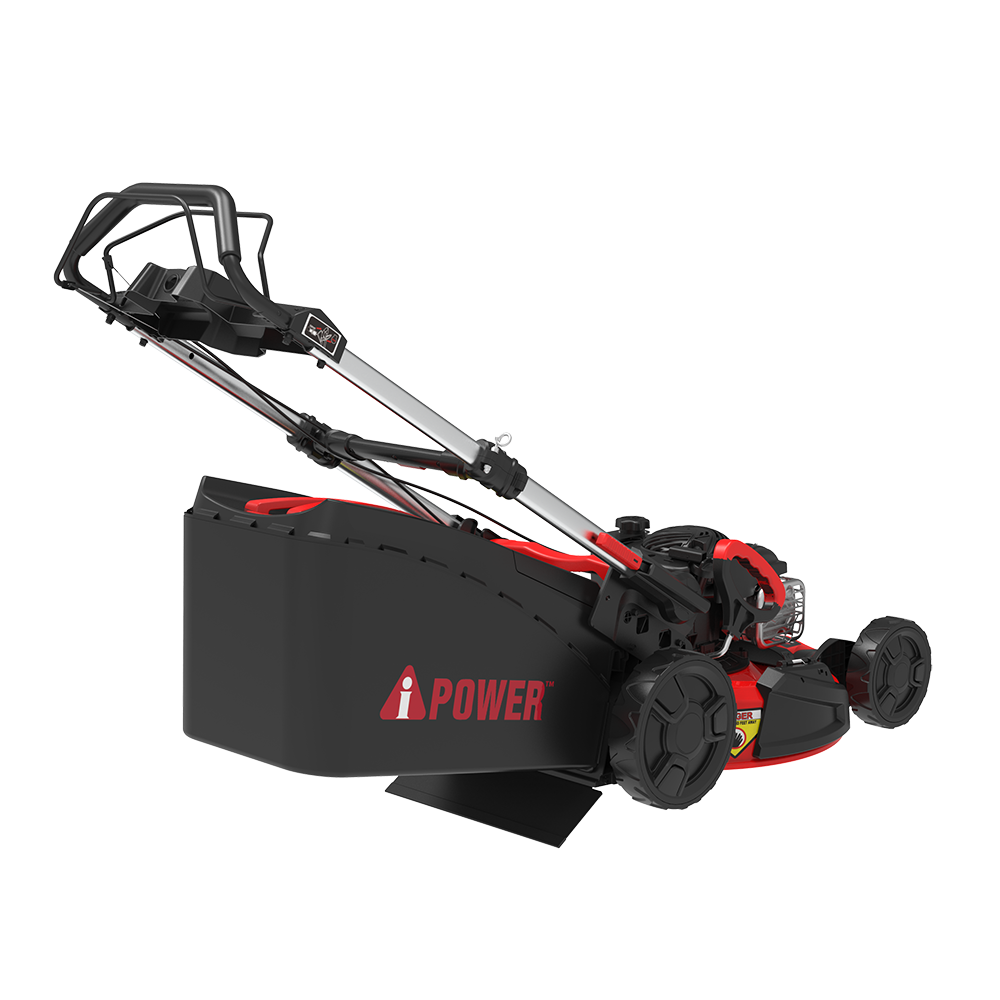 AiPower 22'' Self-Propelled RWD Walk Behind Mower 3 in 1 Bag & Mulching & Side Discharge with Aluminum Telescoping 6 Position Adjustable Height-LM3N1-SPR-T10