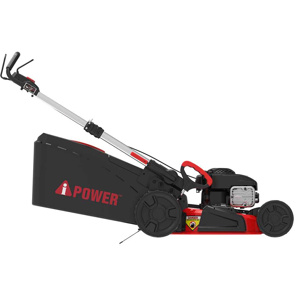 AiPower 22'' Self-Propelled RWD Walk Behind Mower 3 in 1 Bag & Mulching & Side Discharge with Aluminum Telescoping 6 Position Adjustable Height-LM3N1-SPR-T10