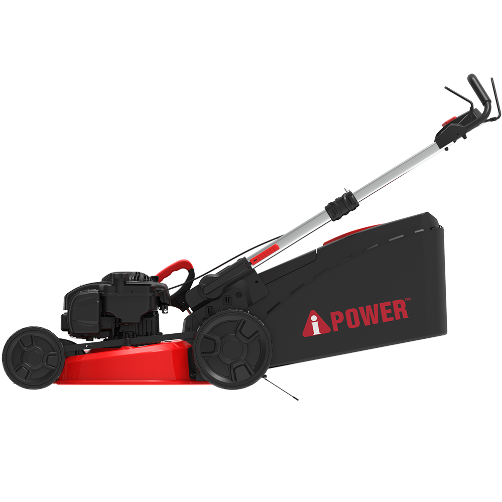 AiPower 22'' Self-Propelled RWD Walk Behind Mower 3 in 1 Bag & Mulching & Side Discharge with Aluminum Telescoping 6 Position Adjustable Height-LM3N1-SPR-T10